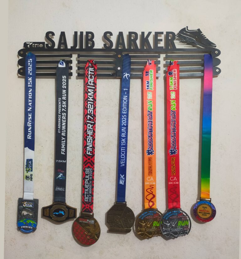 Personalized Medal Display Hanger for Athletes