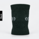 361° black sports knee support compression sleeve with breathable elastic fabric for running, gym and sports