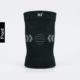 361° black sports knee support compression sleeve with breathable elastic fabric for running, gym and sports