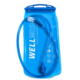 WellWise 1.5L blue hydration bladder with high flow bite valve, flexible drinking tube and secure sliding seal for running, cycling and hiking
